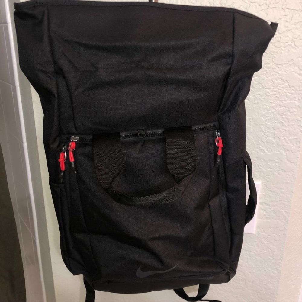 NEW NIKE SPORT BACKPACK BLACK/ANTHRACITE - Picture 8 of 13